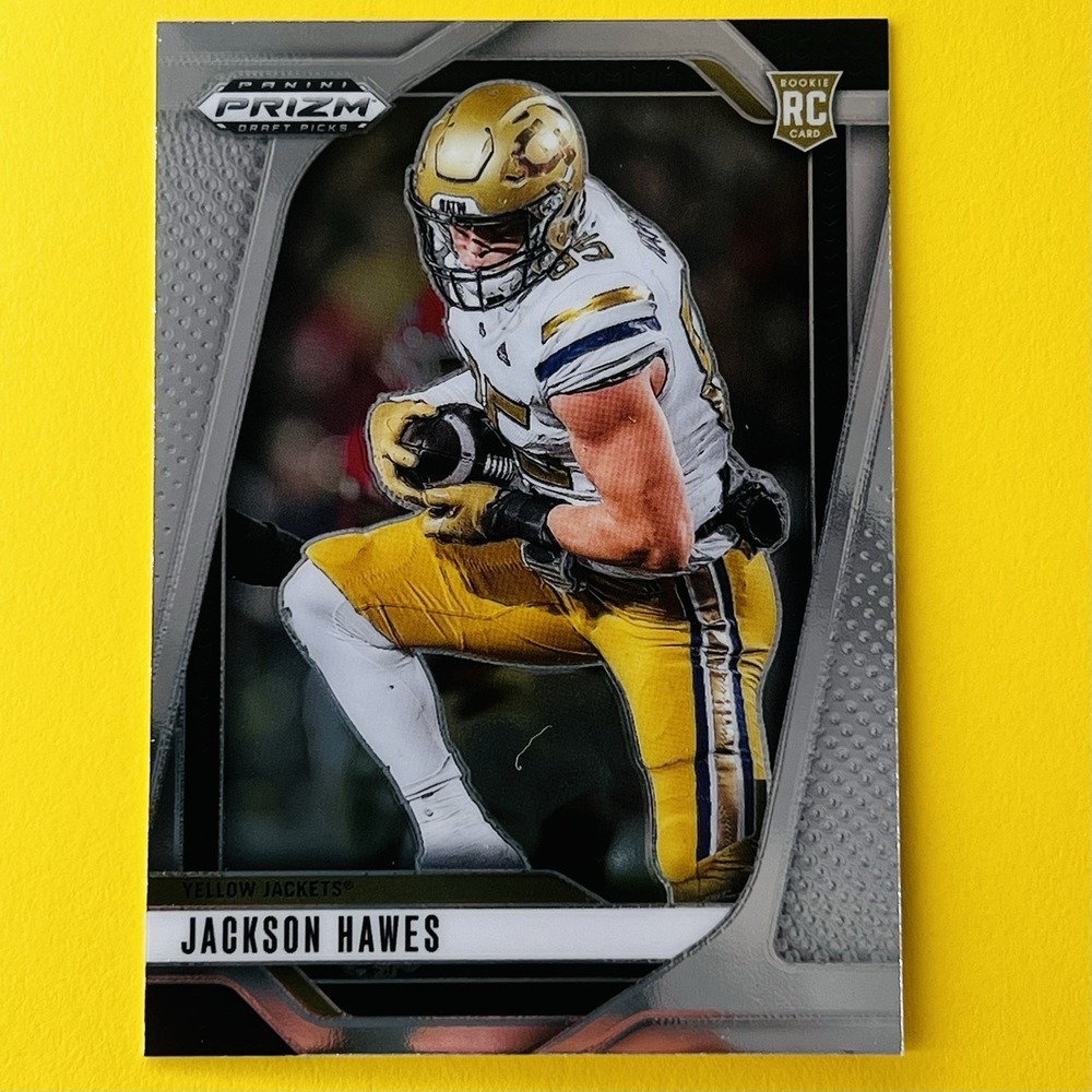 2025 Panini‎ Prizm Draft Picks Jackson Hawes RC #106 Rookie Base